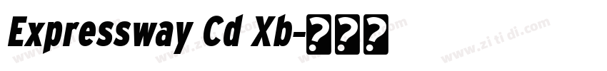 Expressway Cd Xb字体转换 Expressway Cd Xb字体转换